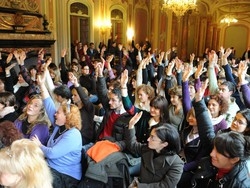 Varese, sciopero e protesta in consiglio