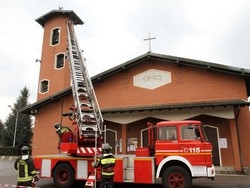 Fulmine contro il campanile A Busto trema il&nbsp;Redentore