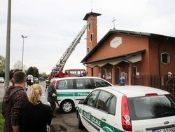 Busto &egrave; pronta ad aiutare la chiesa ferita dal fulmine