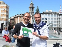 Varese, Tapiro Verde a Max Laudadio di Striscia