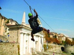 Voli da brivido  sulle Mura venete