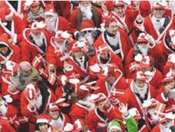 Mercatini e corsa dei Babbi Natale Ecco gli appuntamenti del weekend