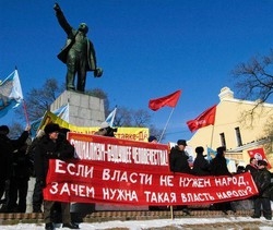 Russia; Crisi economia, proteste anti-Putin in molte città