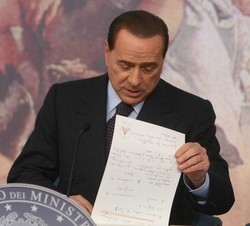 25 aprile; Riconciliazione e partigiani,Berlusconi lima discorso