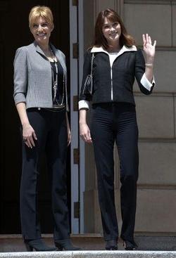Carla Bruni a Madrid ‘stana’ Sonsoles, la moglie di Zapatero