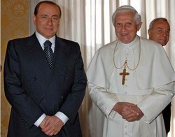 Berlusconi all’Aquila venerdì per festa Perdonanza con Bertone