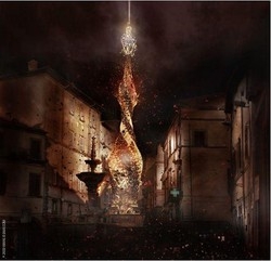 A Viterbo fila la Macchina di Santa Rosa