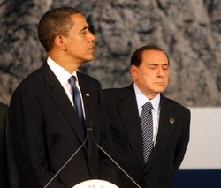 Berlusconi a Obama: Subito regole per mercati finanziari