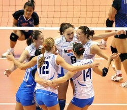 Volley/ Champions Cup: azzurre partono bene, 3-0 alla Thailandia