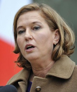M.O./ Mandato cattura Livni, nessuna conferma ma Jazeera insiste