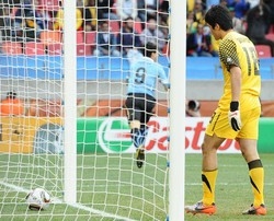 Mondiali/ Ottavi: Uruguay-Corea del Sud 1-0, primo tempo
