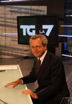 Mentana esordisce a tgLa7 delle 20: saremo scelta concorrenziale