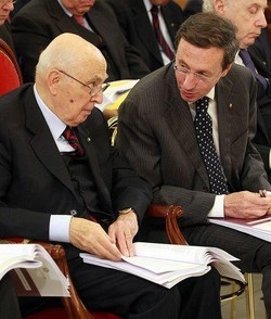Napolitano: Il Presidente della Camera ha ruolo di garanzia