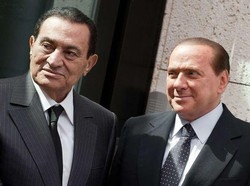 M.O./ Mubarak a Roma: Serve sforzo comune, basta con insediamenti