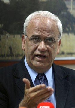 M.O./ Erekat: serve riconoscimento unilaterale Stato palestinese