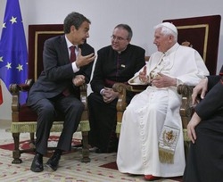 Wikileaks/ Usa: Papa evitò scontro con Zapatero in visita 2006