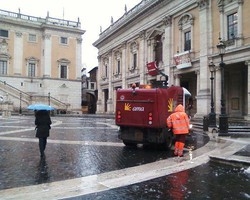 Maltempo/ Lunghe code in Cassia bis, P. Civile Lazio sul posto