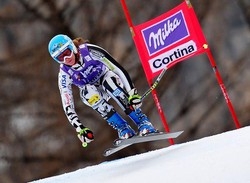 Sci alpino/ Super-G a Cortina: Vonn domina, l’azzurro non brilla