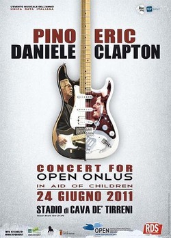 Musica/ 24 giugno concerto-evento di Pino Daniele e Eric Clapton