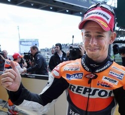 Motomondiale/MotoGp, Stoner vince in Francia.Poi Dovizioso-Rossi
