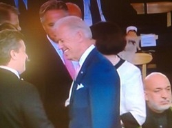 2 giugno/ Giunti ai Fori imperiali Biden, Ban Ki-Moon, Medvedev