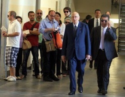 Referendum/Napolitano e leader opposizioni fra i primi ai seggi