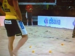 Battisti/ Arance contro i brasiliani di Beach Volley a Roma