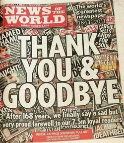 Gb/ News of the World cercò di intercettare le vittime del 9/11