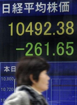Borsa/ Tokyo chiude in calo, Nikkei -1,26% sotto quota 10mila
