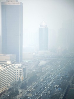 Attenti a respirare lo smog: corrode il cervello e l’umore