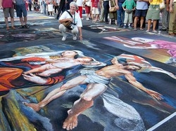 Albino, i madonnari al raduno francescano