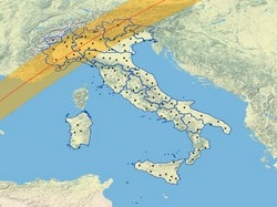 La posizione del satellite GUARDA LA TRAIETTORIA LIVE