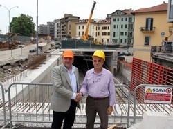 La curva “pende” al contrario Grana sul maxi cantiere di Varese