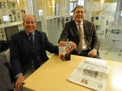 Basket, Dino Meneghin in redazione presenta il suo libro &ldquo;Passi da gigante&rdquo;