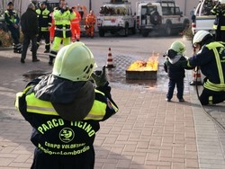 Fiamme e allarme in piazza Ma &egrave; solo un’esercitazione