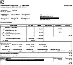 Operazione trasparenza Guarda le busta paga del consigliere