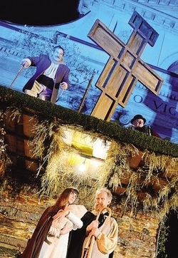 Anche il Papa ha benedetto
quel presepe così speciale