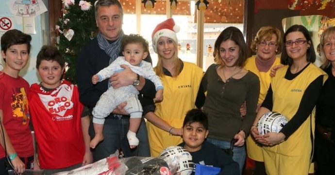 La festa in Pediatria è il bello dello sport