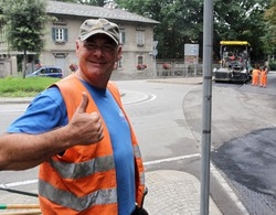 La situazione dei lavori
in via Staurenghi