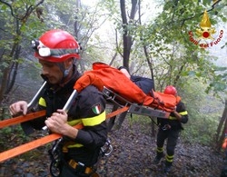 L’escursione finisce male
Vigili del Fuoco decisivi