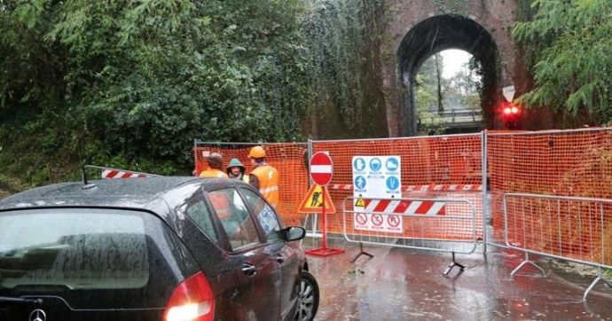 Piove e succede un mezzo finimondo