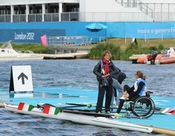«Questo lago è magia per i remi
E per i disabili è come una casa»