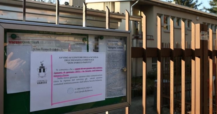 Rientro choc in aula: al gelo 100 bambini