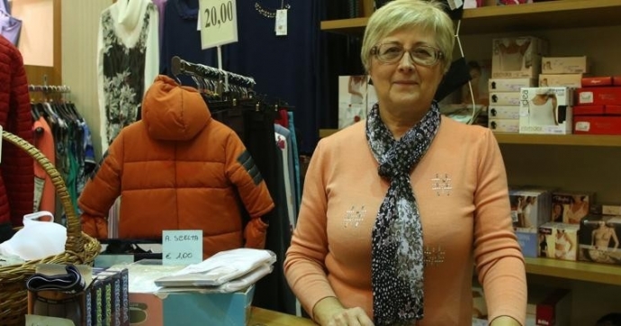 Se ne va un pezzo di storia
Elsa chiude la sua merceria