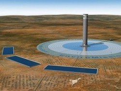 Una torre alta il doppio dell’Empire per raccogliere il sole del deserto