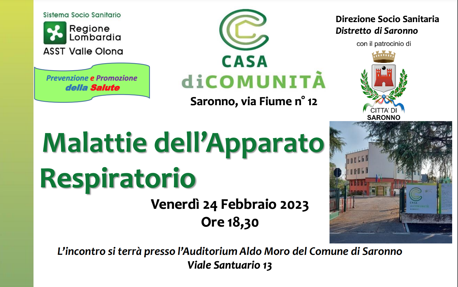 Prevenzione e promozione della salute - La Provincia Di Varese