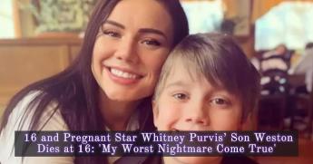 Lutto per Whitney Purvis: il figlio di 16 anni trovato senza vita nel sonno