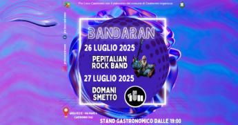 Castronno, musica e festa con Bandaran 2025: due serate di concerti a ingresso libero