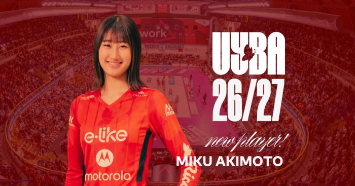 UYBA, arriva Miku Akimoto: talento giapponese per completare il reparto schiacciatrici