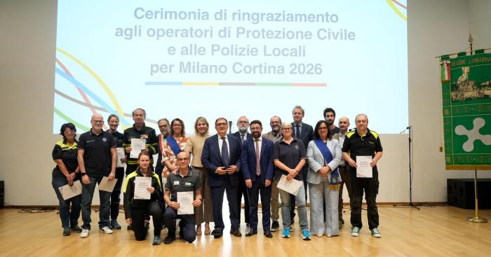 La Regione Lombardia premia oltre 7.000 operatori impegnati durante Milano Cortina 2026